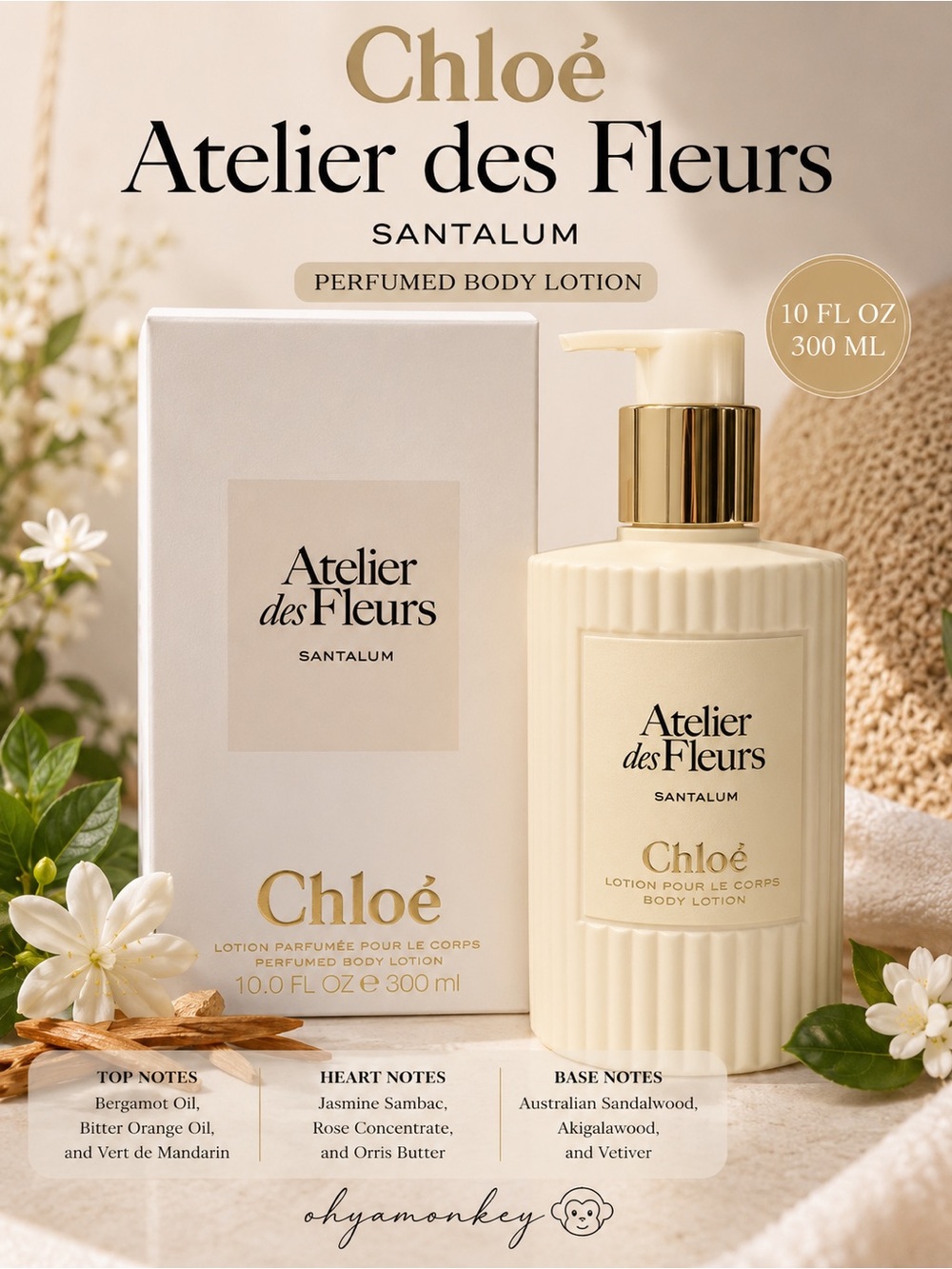 Chloe Atelier des Fleurs Jasminum Sambac Perfumed Body Lotion